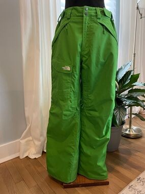 The North Face Men’s Freedom Insulated Snow Pant in Lime/Kelly Green Size Medium